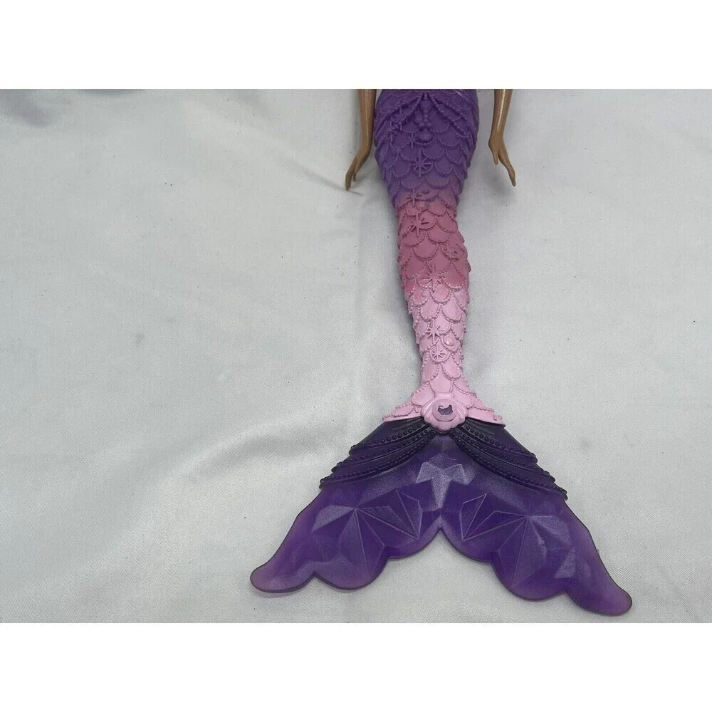 Mattel Barbie Nikki AA Jewel Dreamtopia Mermaid Doll Purple Pink Hair RARE